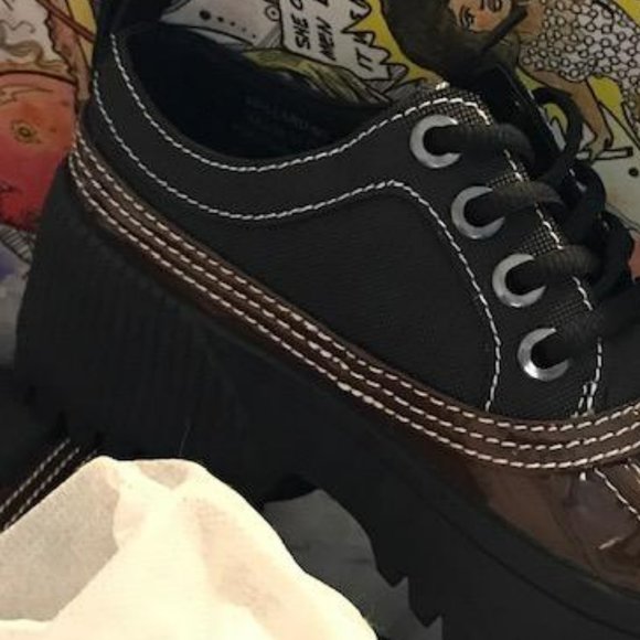 Jeffrey Campbell - Mallard NS Platform Lug Patent Multi - New in Box - SZ 6.5 - Picture 7 of 12